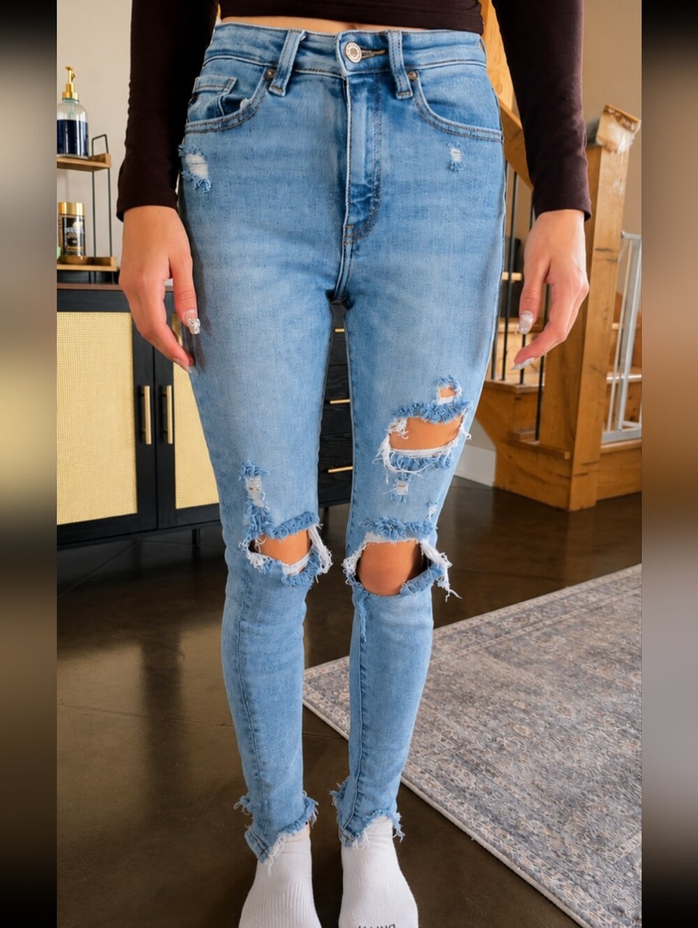 KanCan Light Blue High-Rise Denim Jeans - Jeans Only